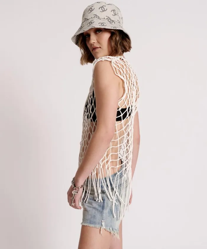 One Teaspoon Tops Women Hand Knotted Castaway Top