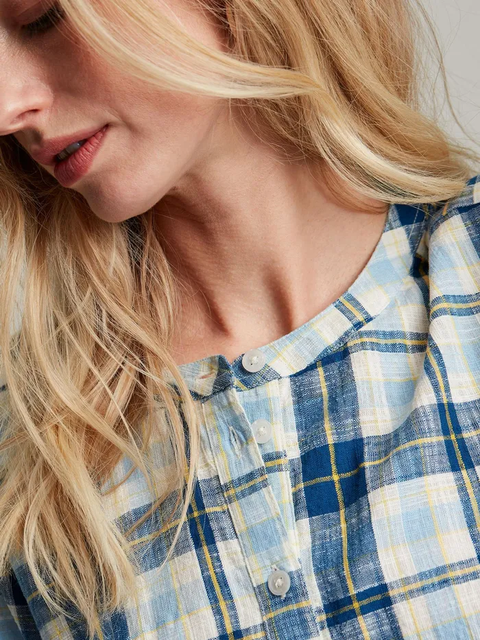 Online Joules Blue Amalie Check Dress Women Dresses