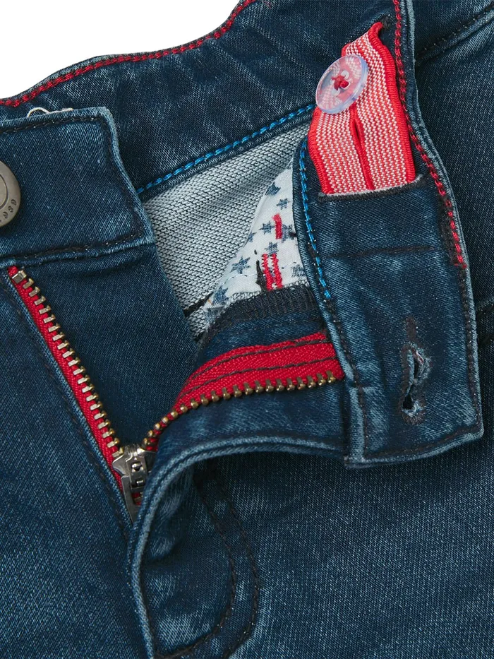 Online Joules Blue BrandonJersey Denim Shorts 212 Years Boys Shorts