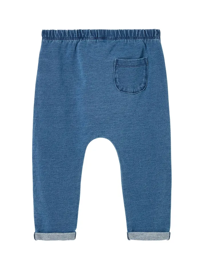 Online Joules Blue Grove Denim Seamless Trousers Girls Trousers and Leggings