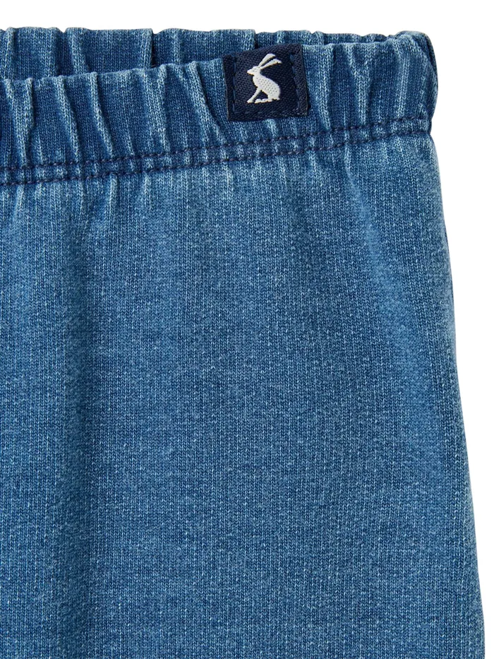 Online Joules Blue Grove Denim Seamless Trousers Girls Trousers and Leggings