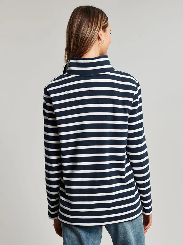 Online Joules Blue Pip Stripe Sweatshirt Women Sweatshirts and Hoodies