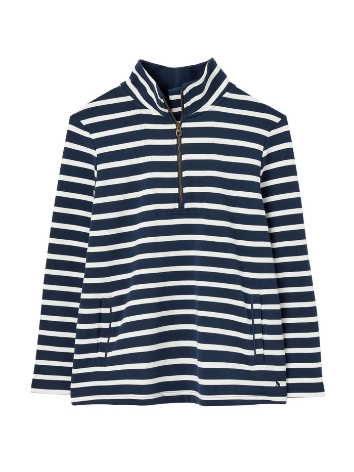 Online Joules Blue Pip Stripe Sweatshirt Women Sweatshirts and Hoodies