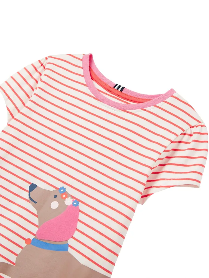 Online Joules White PixieShort Sleeve Screenprint TShirt 212 Years Girls Tops and Tshirts