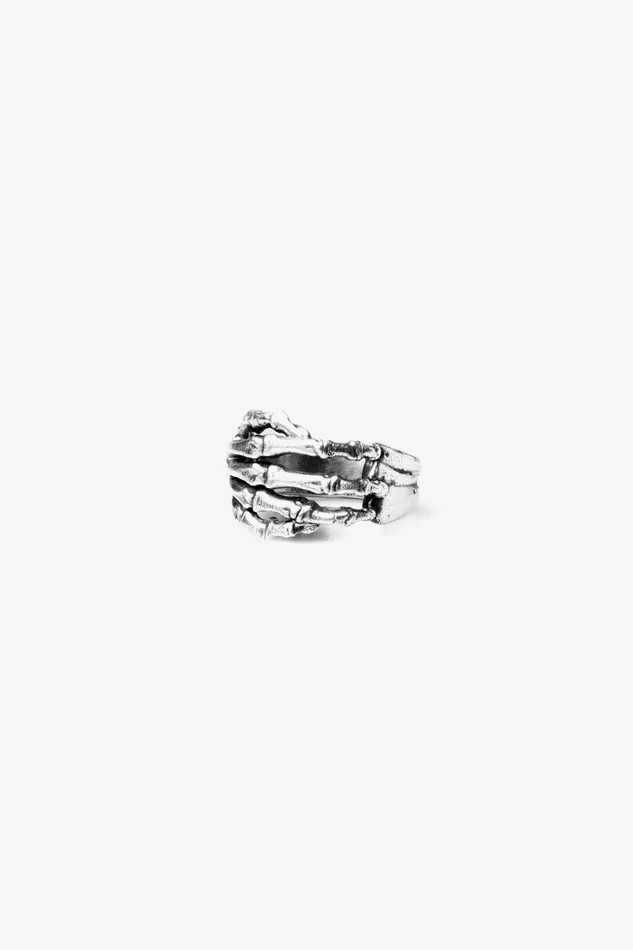 OTHER 0925 MENWOMEN 925 Skeleton Hand Ring