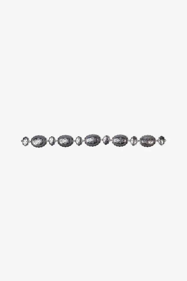 OTHER BELTS MENWOMEN Concho Belt Silver