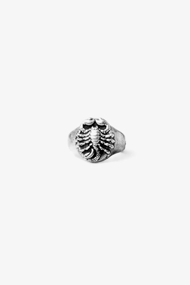 OTHER BRACELETS MENWOMEN 925 Scorpion Signet Ring