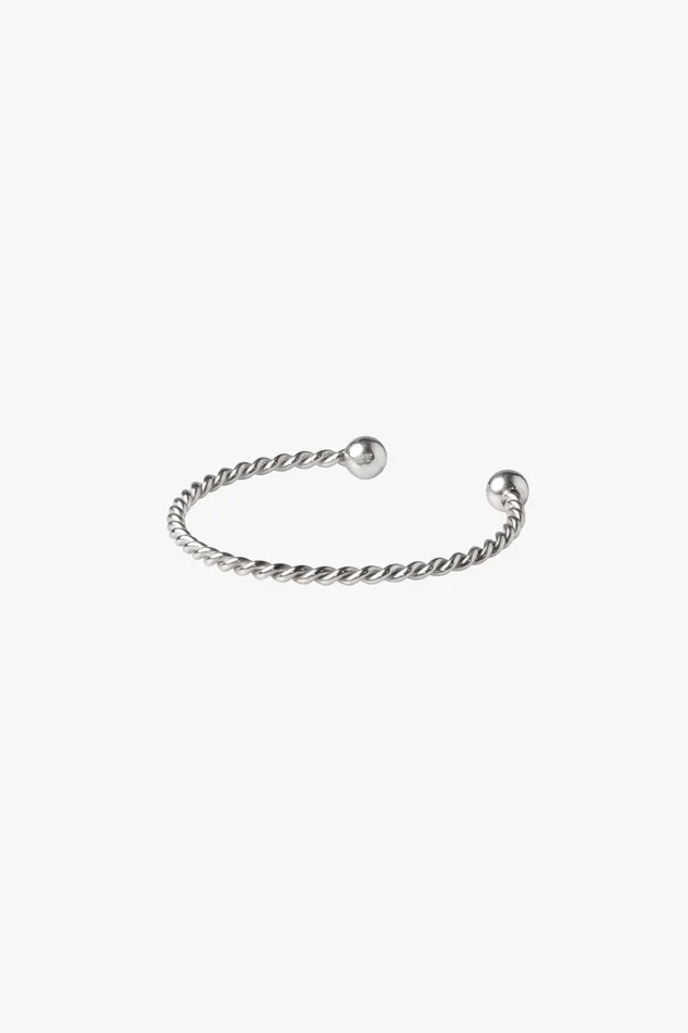 OTHER EARRINGS MENWOMEN 925 Twisted Cuff Bracelet