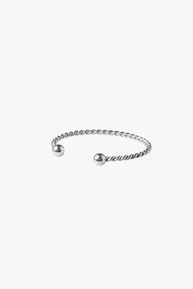 OTHER EARRINGS MENWOMEN 925 Twisted Cuff Bracelet