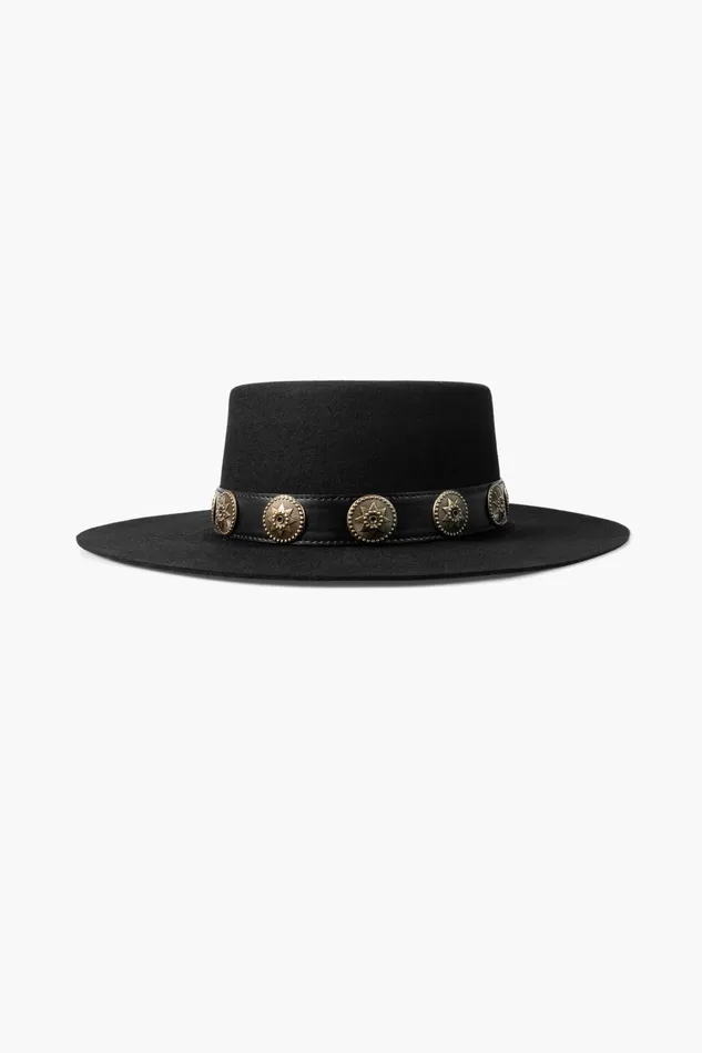 OTHER FEDORAS and FULL BRIM HATS MENWOMEN The Austin Boater Hat Black
