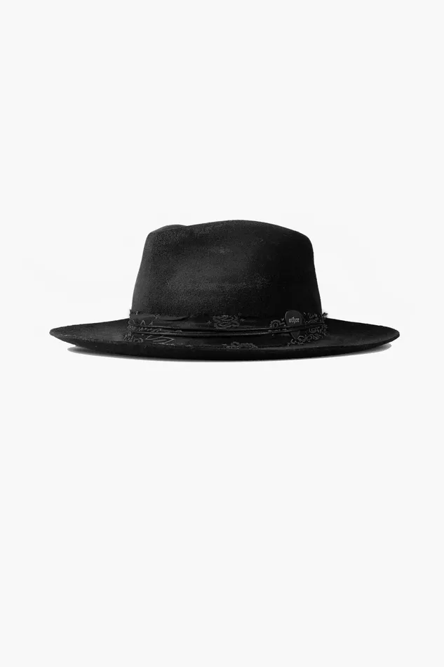 OTHER FEDORAS and FULL BRIM HATS MENWOMEN The Weiland Fedora Hat Relic Black On Black OTHER FEDORAS and FULL BRIM HATS MENWOMEN The Weiland Fedora Hat Relic Black On Black