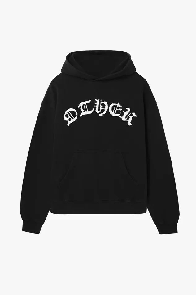 OTHER HOODIES and SWEATS MEN OTHER Rocker Print Oversized Hoodie