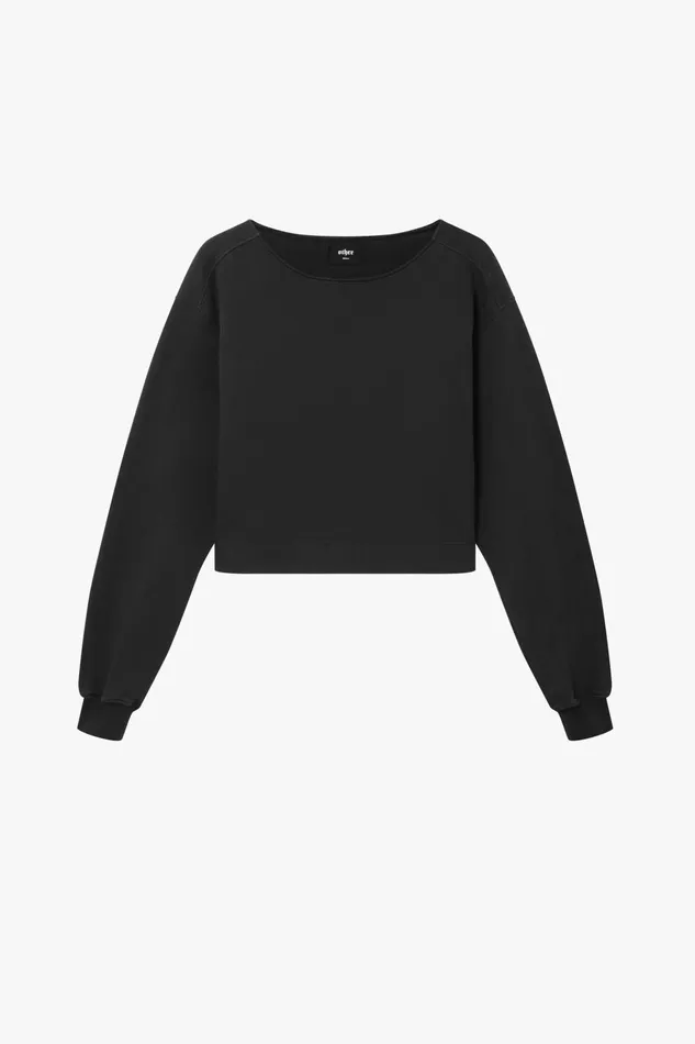OTHER HOODIES and SWEATS WOMEN Cropped Oversized Sweatshirt