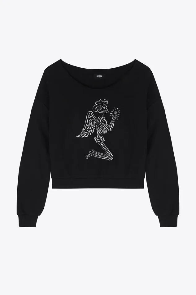 OTHER HOODIES and SWEATS WOMEN Skeleton Cowboy Sweatshirt