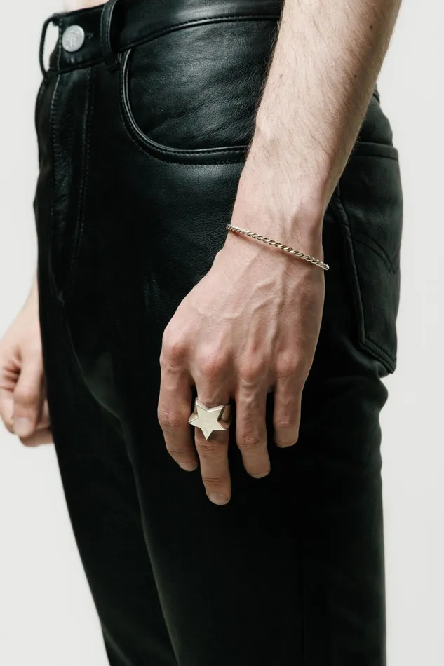 OTHER JEWELLERY MENWOMEN 925 Twisted Cuff Bracelet
