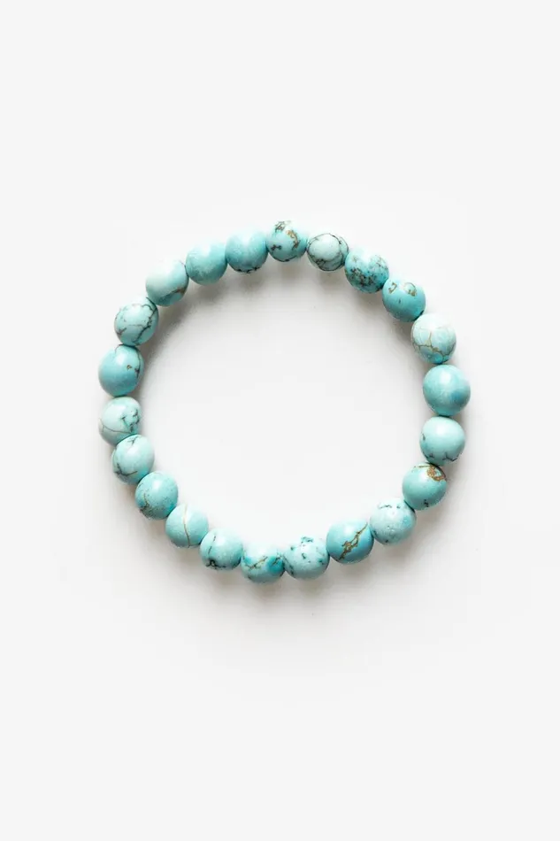 OTHER JEWELLERY MENWOMEN Bead Bracelet Turquoise