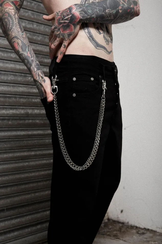 OTHER KEYRINGS and WALLET CHAINS MENWOMEN Dual Wallet Chain