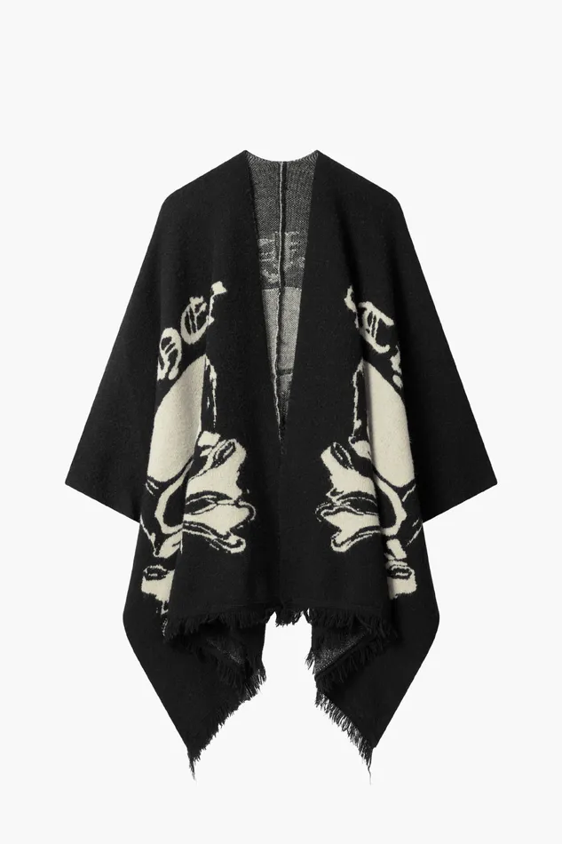 OTHER KNITWEAR MEN The Poncho Skull and Crossbones
