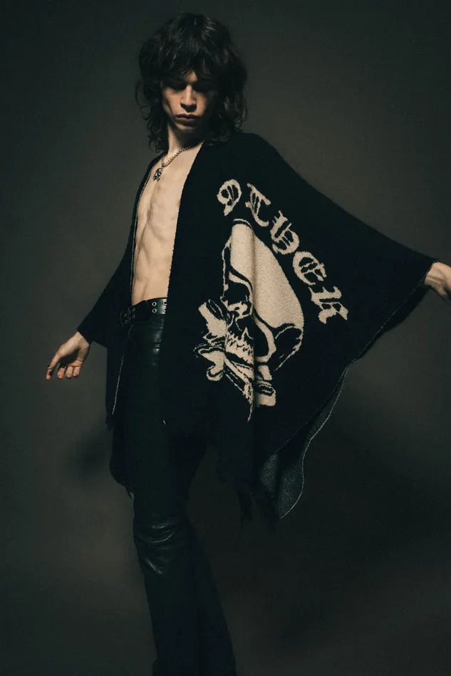 OTHER KNITWEAR MEN The Poncho Skull and Crossbones