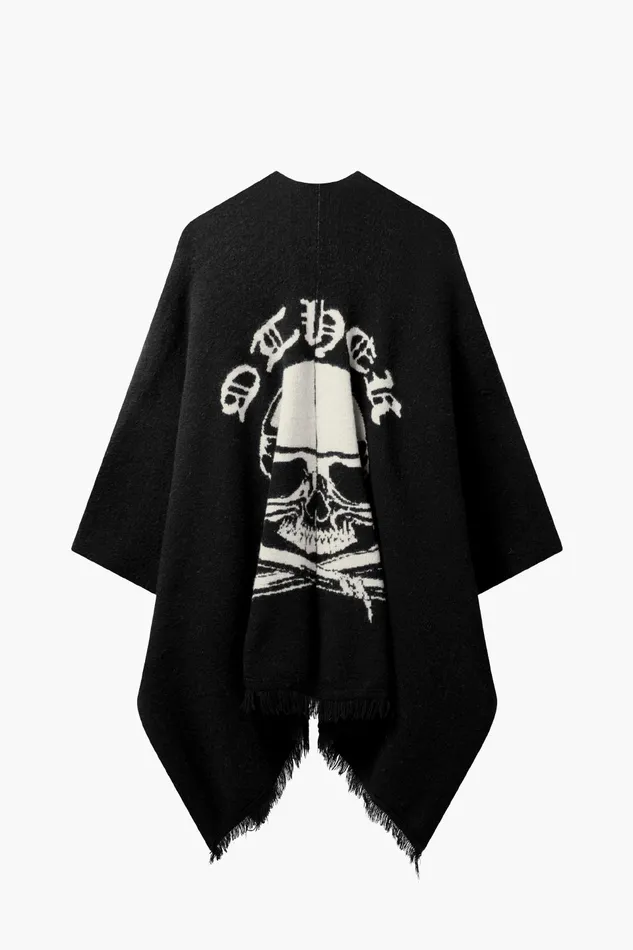 OTHER KNITWEAR MEN The Poncho Skull and Crossbones