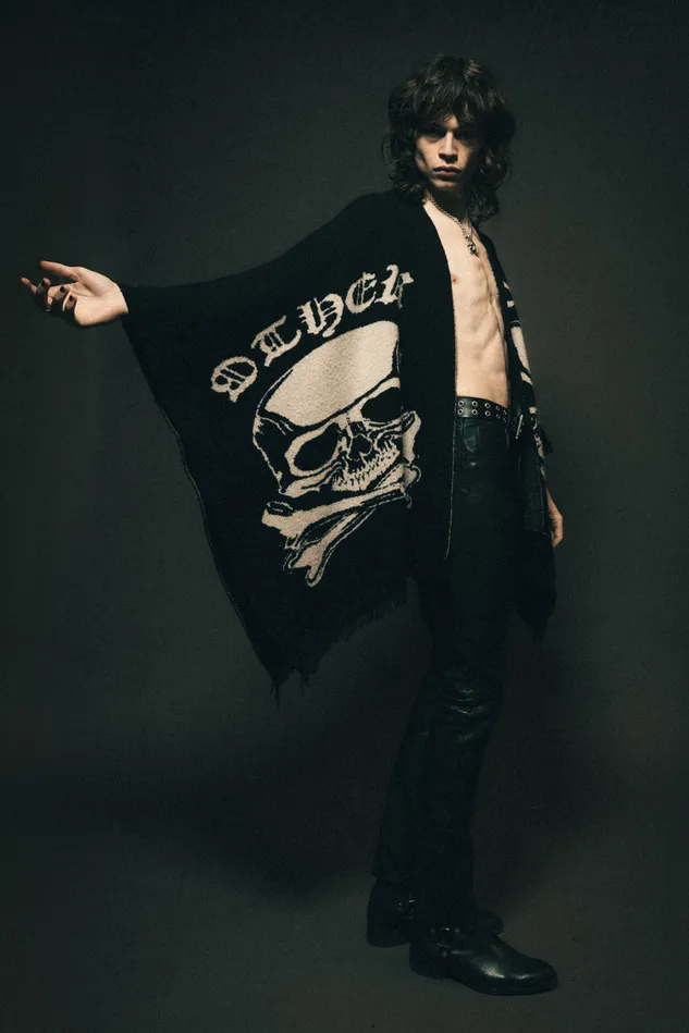 OTHER KNITWEAR MEN The Poncho Skull and Crossbones
