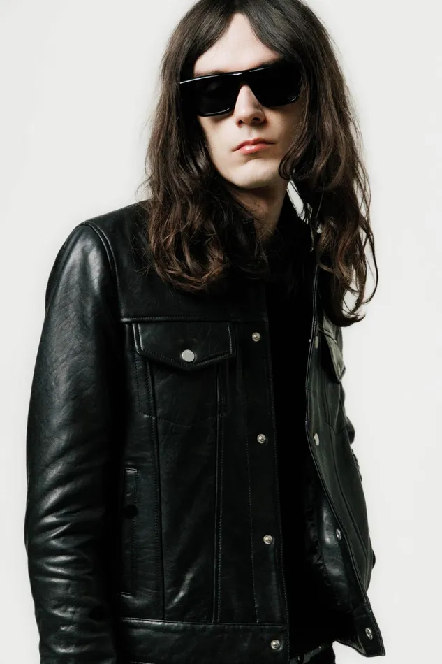 OTHER LEATHER JACKETS MEN Leather Trucker Jacket