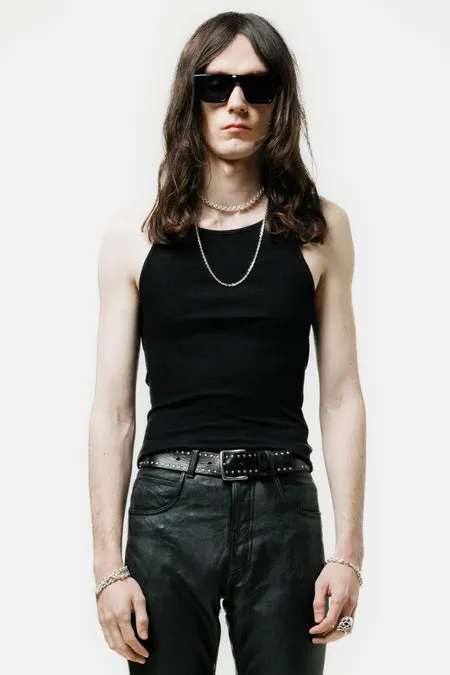 OTHER LEATHER JACKETS MEN Leather Trucker Jacket