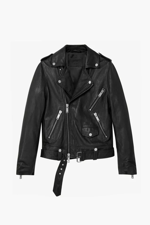 OTHER LEATHER JACKETS MEN The Deuce Biker Jacket Vintage Black