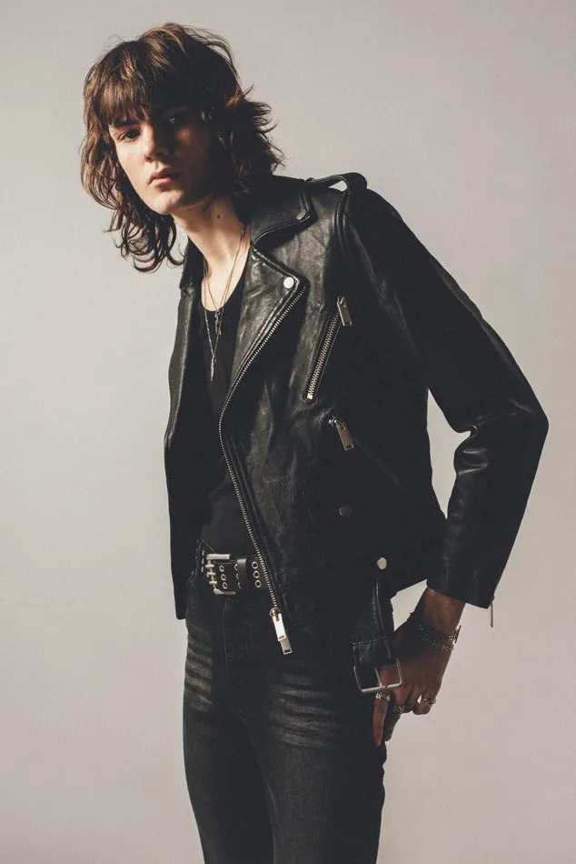 OTHER LEATHER JACKETS MEN The Deuce Biker Jacket Vintage Black