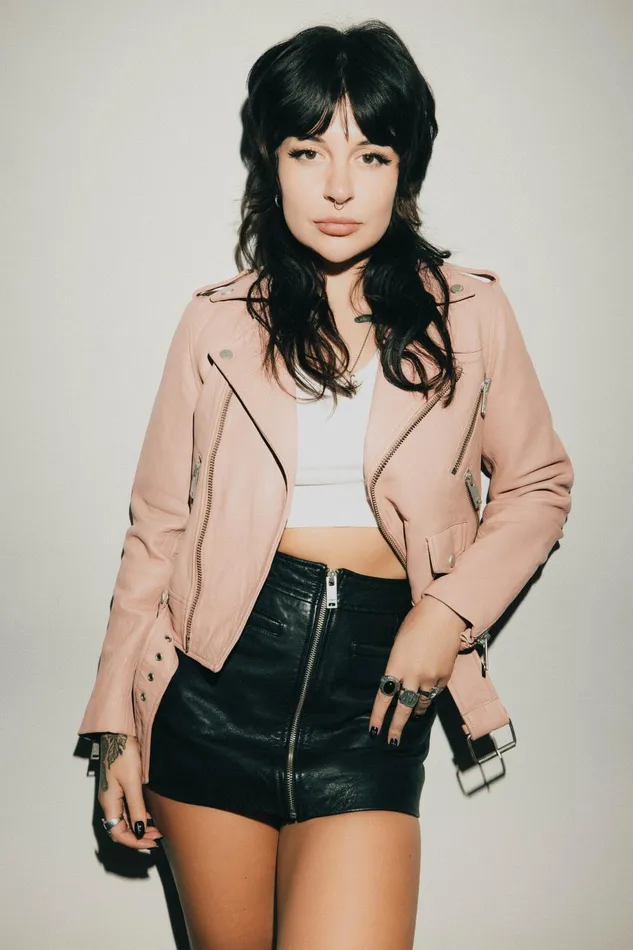OTHER LEATHER JACKETS WOMEN The Deuce Biker Jacket Pink Blush