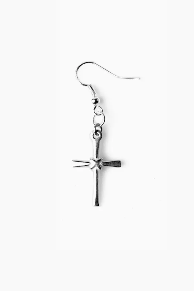 OTHER NECKLACES and CHAINS MENWOMEN 925 Knotted Cross Earring