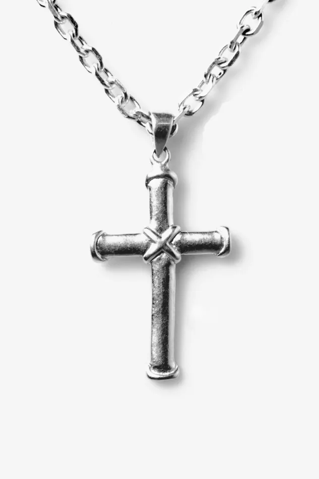 OTHER NECKLACES and CHAINS MENWOMEN 925 Knotted Cross Pendant