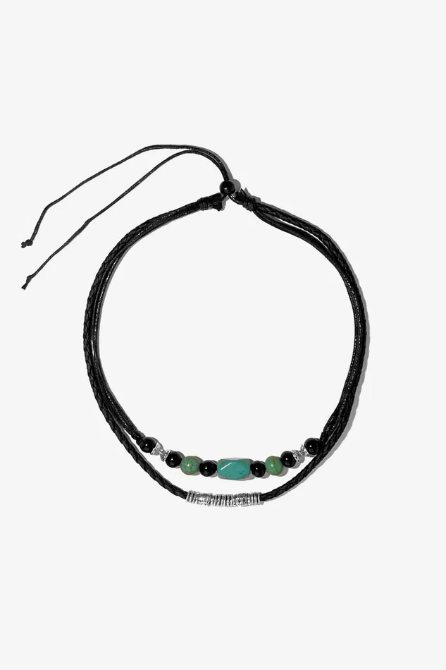OTHER NECKLACES and CHAINS MENWOMEN Jimi Beads Black and Green