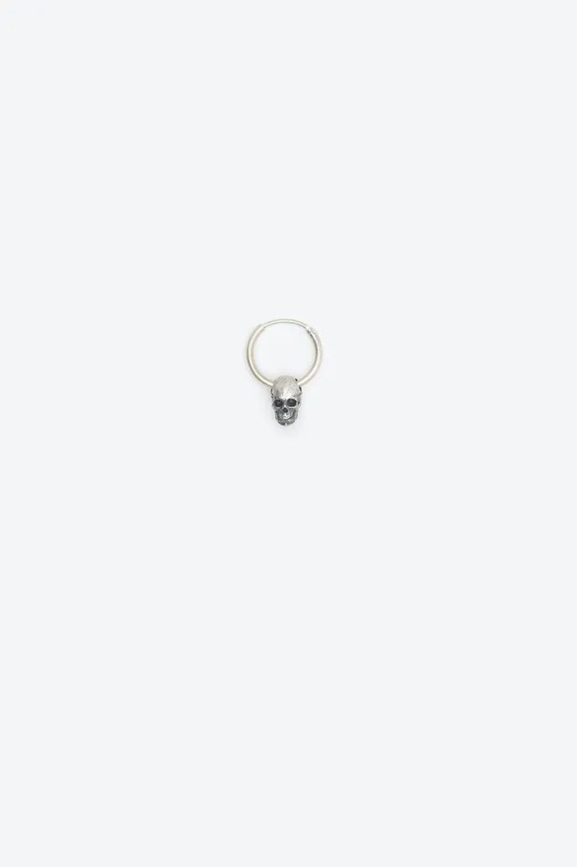 OTHER RINGS MENWOMEN 925 Skull Earring Silver