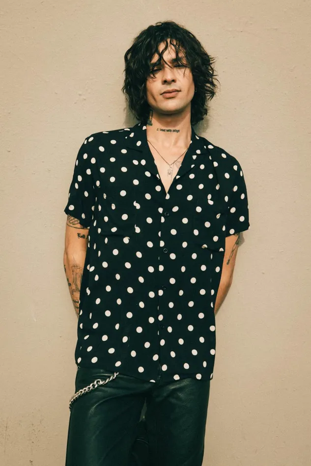 OTHER SHIRTS MEN Cuban Shirt Polka Dot