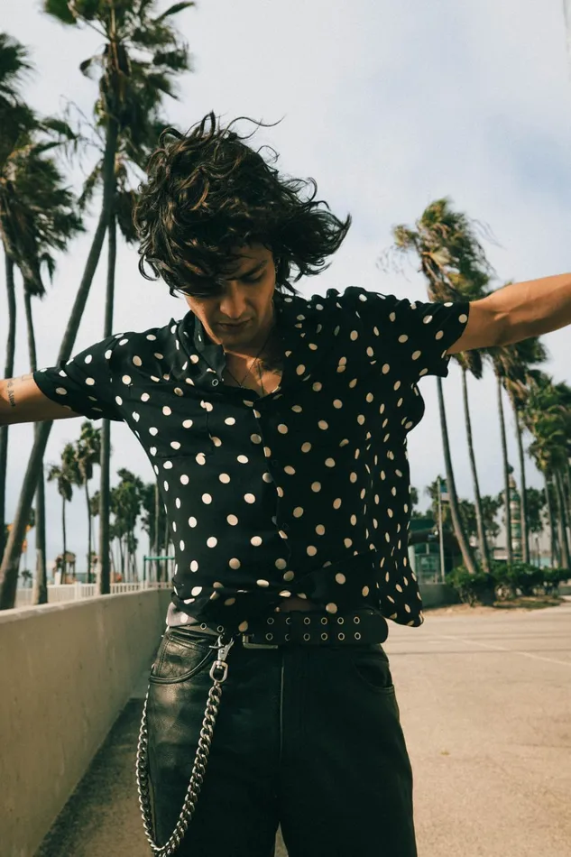 OTHER SHIRTS MEN Cuban Shirt Polka Dot