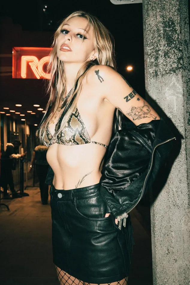 OTHER SKIRTS and DRESSES WOMEN The Ultra Mini Skirt Black Leather