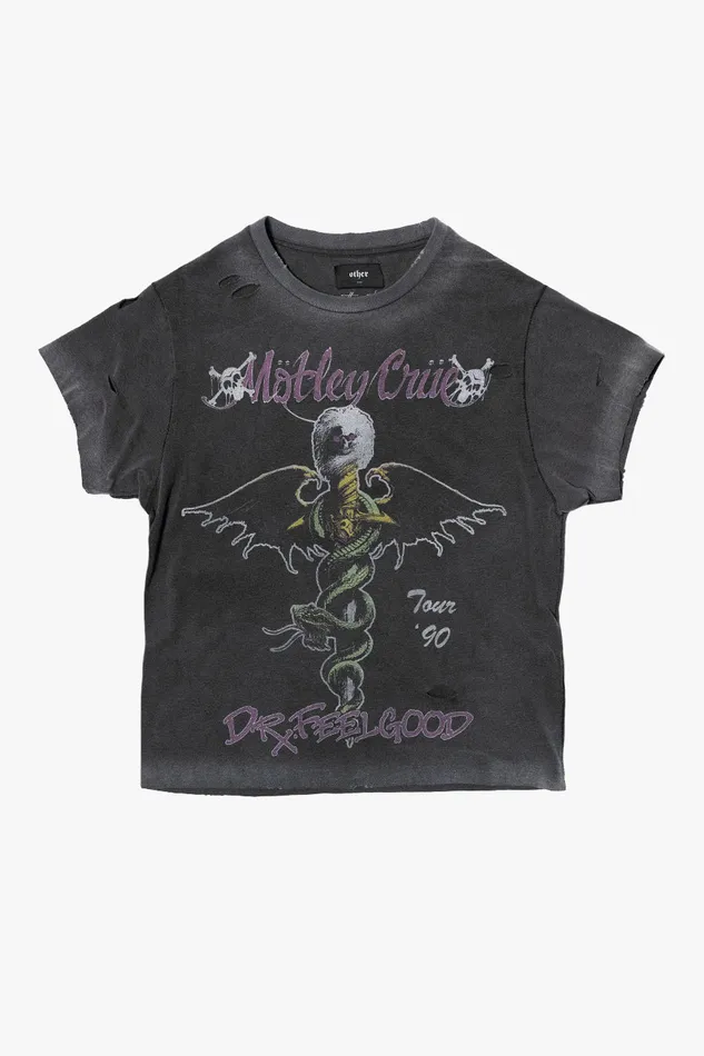 OTHER TSHIRTS MEN MOTLEY CRUE DR FEELGOOD 90 TOUR VINTAGE TSHIRT