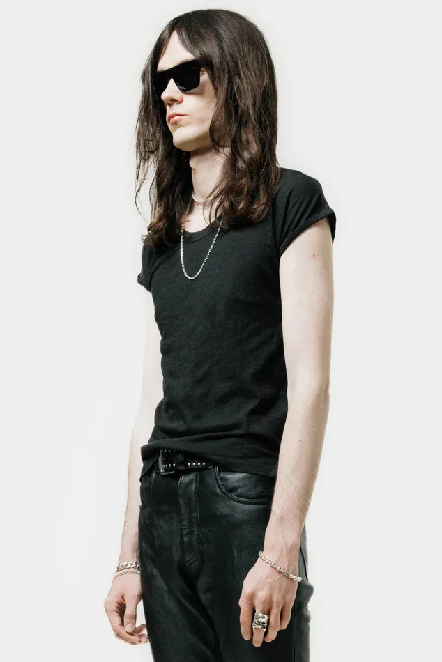 OTHER TSHIRTS MEN Scoop Neck TShirt Black