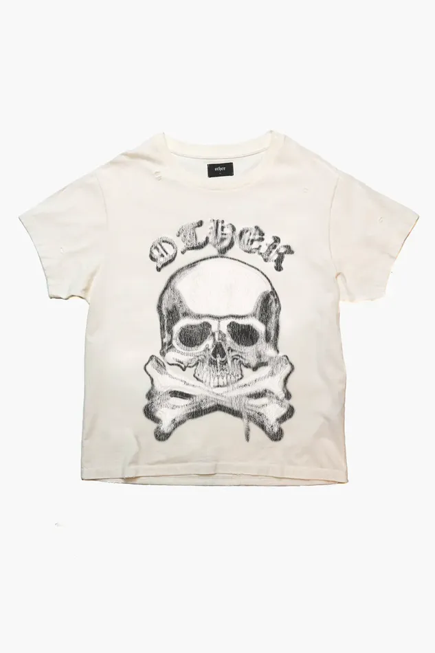 OTHER TSHIRTS MEN The Skull and Crossbones Vintage Tee Blonde