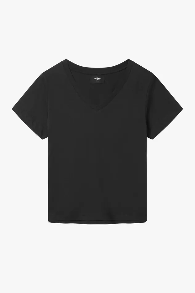 OTHER TSHIRTS MEN V Neck TShirt Black