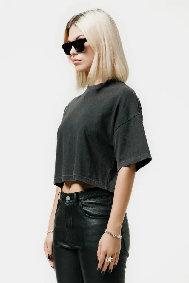 OTHER TSHIRTS WOMEN Cropped Oversized TShirt