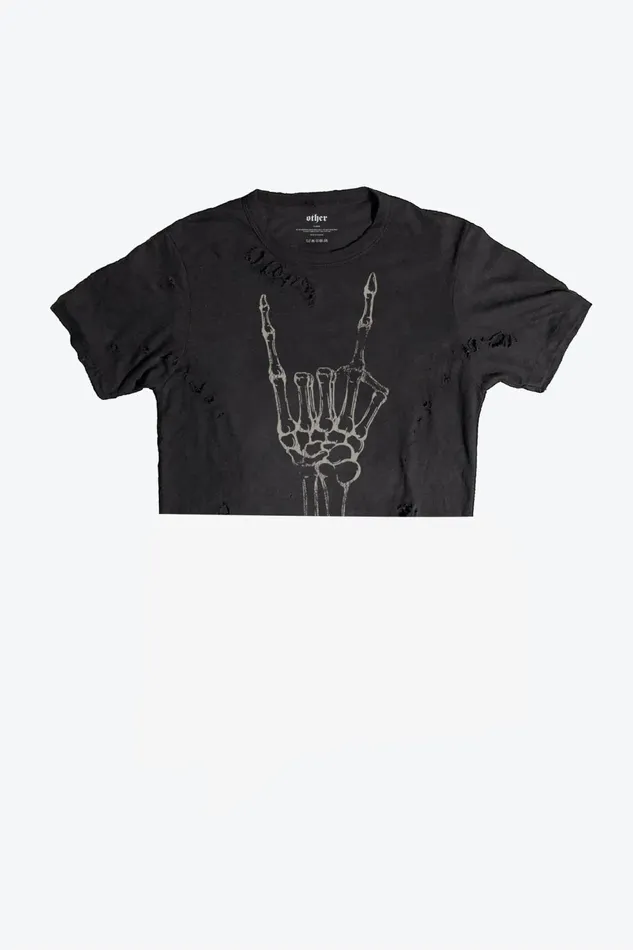 OTHER TSHIRTS WOMEN Rock Cropped Thrasher Tee