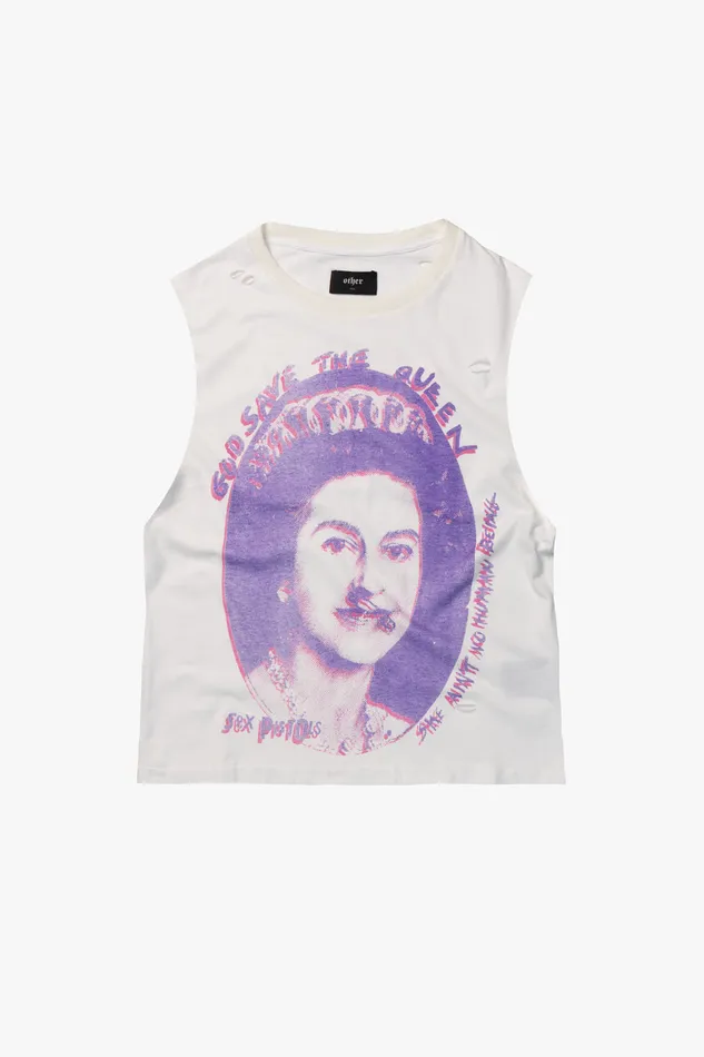 OTHER TANKS and VESTS MEN SEX PISTOLS SHE AIN039T NO HUMAN BEING VINTAGE TANK