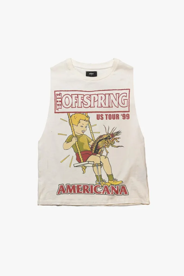 OTHER TANKS and VESTS MEN THE OFFSPRING AMERICANA TOUR 1999 VINTAGE TANK
