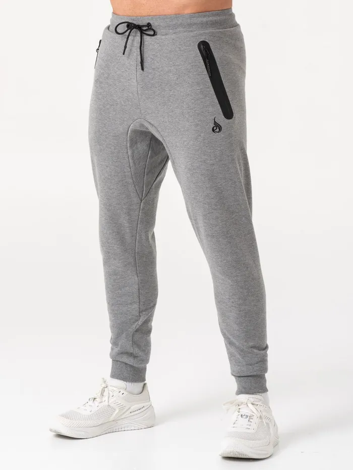 Overdrive Track Pants 8211 Grey Marl Men Ryderwear Gym Pants