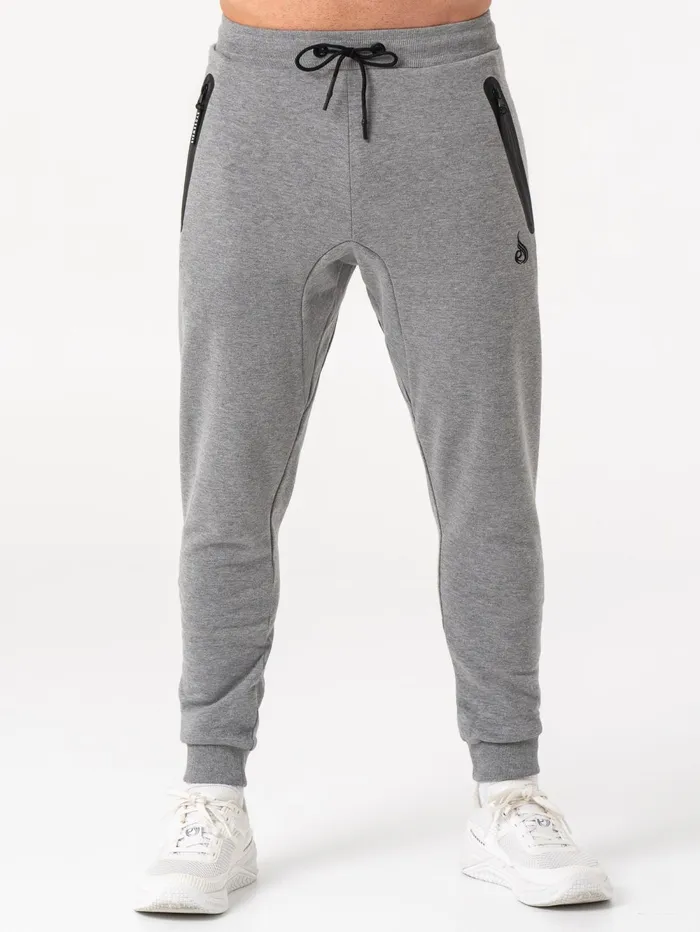 Overdrive Track Pants 8211 Grey Marl Men Ryderwear Gym Pants