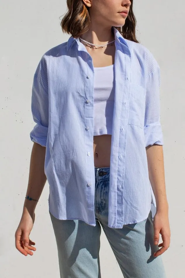 Oversized Shirt Women Subdued Shirts
