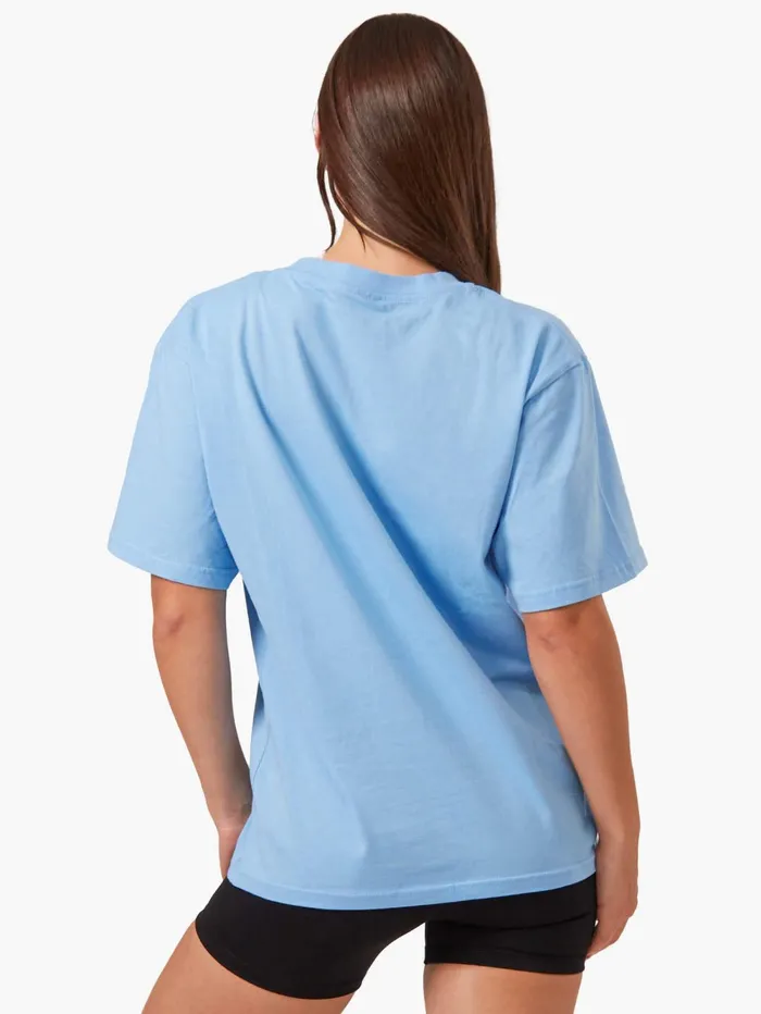 Oversized TShirt 8211 Sky Blue Women Ryderwear TShirts