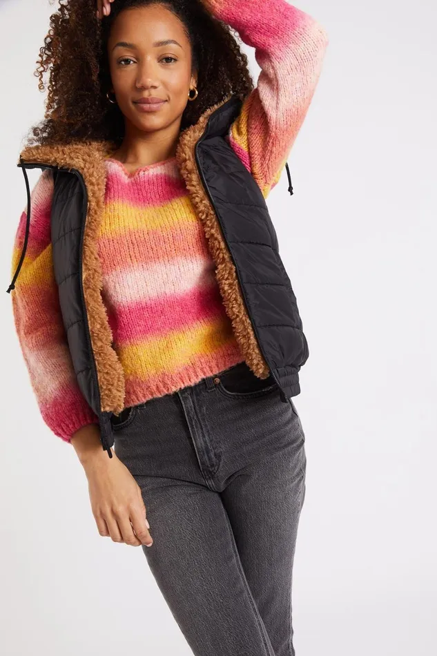 Padded Jacket Brown 8211 DULCIE WOODPARK Brown Women Banana Moon Jackets and Coats